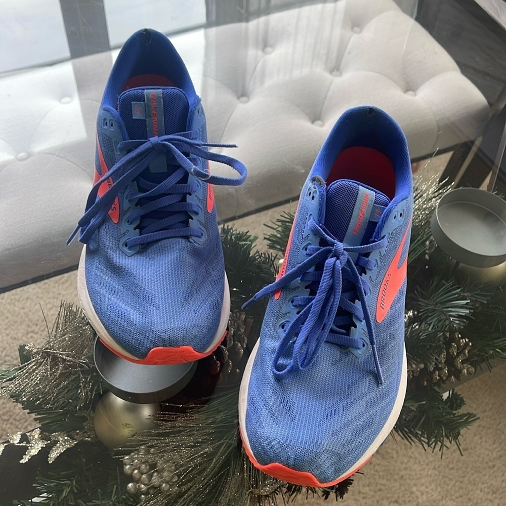 Brooks Womens Ravenna 11 Blue Running Shoes Sneakers Size 10.5 B‎